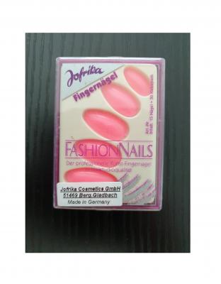 Ri16820 neon-pink Damen Fashion Nails Fingernägel mit Klebepads - 0