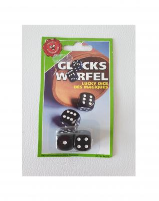 Fu14311 schwarz Magsicher Glücks Würfel Spiele - 0