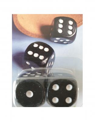 Fu14311 schwarz Magsicher Glücks Würfel Spiele - 1