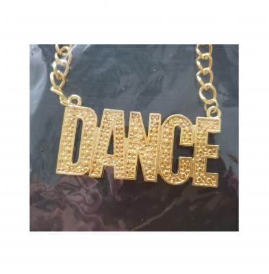 O53397 goldfarbend Damen Herren Kette Dance - 0