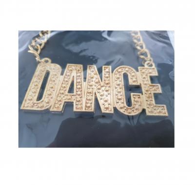 O53397 goldfarbend Damen Herren Kette Dance - 1