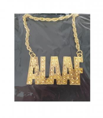 O53483 goldfarbend Damen Herren Kette Alaaf - 0