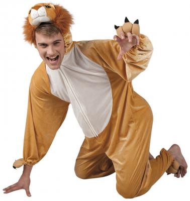 B88020-165 Löwen Kostüm Damen Herren Gr.bis max.165 cm Körpergröße - 3