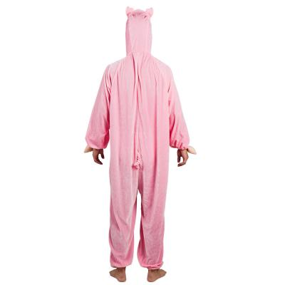 B88008-180 rosa Damen Herren Schwein Schweine Pig Kostüm-Overall bis max.180 cm Körpergröße - 1