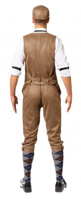 O7984-46-48 braun Herren Weste Peaky blinder 1 tlg.Gr. 46-48 - 3