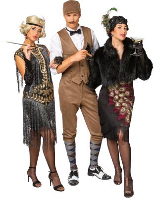 O7984-54-56 braun Herren Weste Peaky blinder 1 tlg.Gr. 54-56 - 4