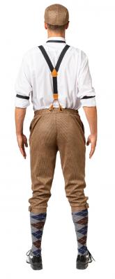 O7985-50-52 braun Herren Set Shorts Peaky blinder Knickerbocker 5 tlg.Gr.50-52 - 2