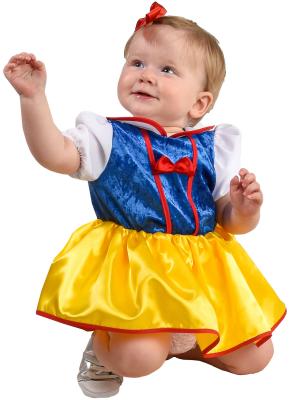 M220026 gelb-blau Kinder Baby Märchenprinzessin Kleid Prinzessin - 0