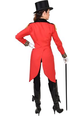 M222111-XL rot-schwarz Damen Zirkusdirektorin Zirkusdame Frack Gr.XL=48 - 1