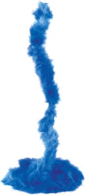 O45083 blau Marabu Besatz Federschal länge ca.10 Meter