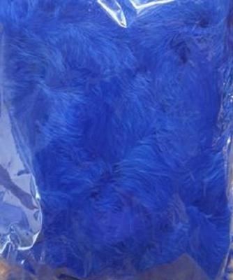 O45590-18 royal blau Marabu Besatz Federschal länge ca.2 Meter - 1
