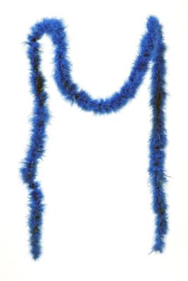 O45590-18 royal blau Marabu Besatz Federschal länge ca.2 Meter - 3