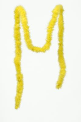 O45590-35 neongelb Marabu Besatz Federschal länge ca.2 Meter - 4