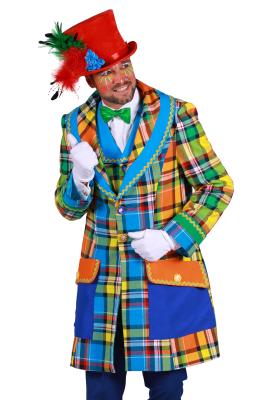 T3028 mehrfarbig Herren Clown Jacke - 0