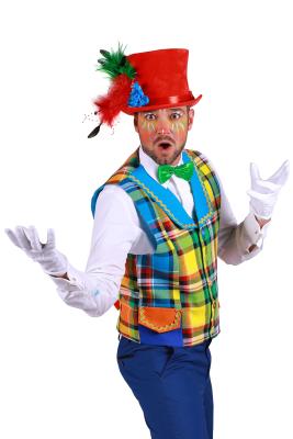 T3029-XL mehrfarbig Herren Clown Weste Gr.XL=56 - 2