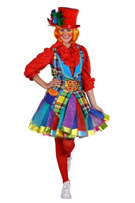T3027-XXL mehrfarbig Damen Clown Weste Gr.XXL=50 - 1