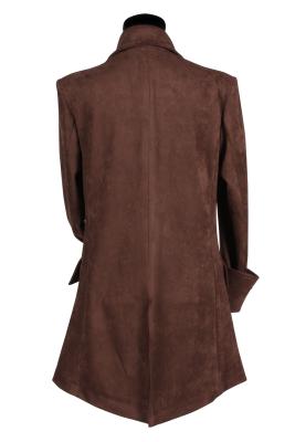 T3515-1300-S braun Herren Piraten Jacke lang Barock Mantel Gr.S=48 - 2