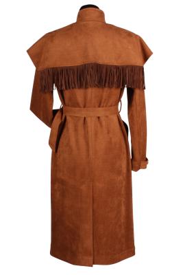 T3621-1300-L braun Damen Cowgirl Jacke Mantel Gr.L=42 - 4