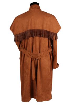 T3622-1300-S braun Herren Cowboy Mantel Trapper Jacke Gr.S=48 - 4