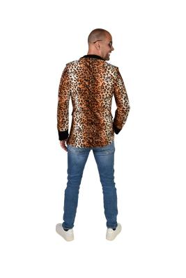M218294-neu-M Sheeba Herren Leoparden Sakko-Jackett Discojackett Gr.M=52 - 2