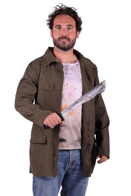 T3991-S-M Mehrfarbig Herren Horror Kostüm Evil Friday 1 Teil (Oberteil) Gr.S-M=48-50 - 1