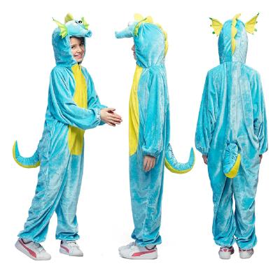 B88300-140 türkis Kinder Mädchen Junge Seepferd Kostüm-Overall bis max.140 cm Körpergröße - 1