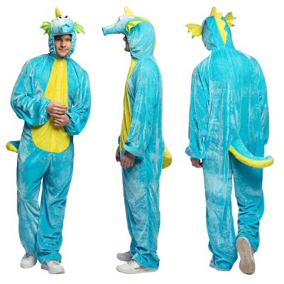 B88300 türkis Kinder Mädchen Junge Damen Herren Seepferd Kostüm-Overall - 5