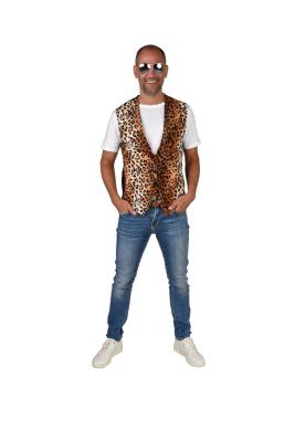 M220276-XS-S sheeba Herren Weste Leopard Panter Gr.XS-S=46-48 - 2