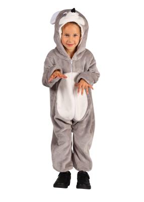 T4049/T4050-104 grau Maus Kostüm Overall Kinder Gr.104 Körpergröße ca.104 cm - 2