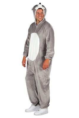 T4049/T4050-XL-XXL grau Maus Kostüm Overall Kinder Damen Herren Gr.XL-XXL Körpergröße ca.180-200 cm - 4