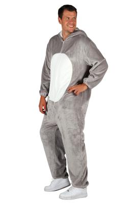 T4049/T4050 grau Maus Kostüm Overall Kinder Damen Herren - 3