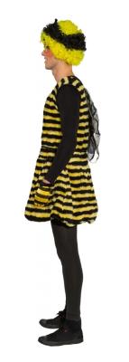 O969H-54 gelb-schwarz Herren Bienen Kostüm Kleid Gr.bis 54 und 175-190 cm Körpergröße (Einheitsgröße) - 1