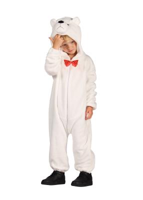 T4051/T4052/4053-140 beige Eisbär Kostüm Overall Baby Kinder Gr.140 Körpergröße ca.140 cm - 1