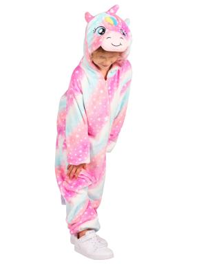 T4060/T4061/T4062-92 bunt Einhorn Kostüm Overall Baby Kinder Gr.92 Körpergröße ca.92 cm - 4