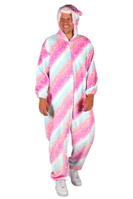 T4060/T4061/T4062 bunt Einhorn Kostüm Overall Jugendliche Damen Herren - 2