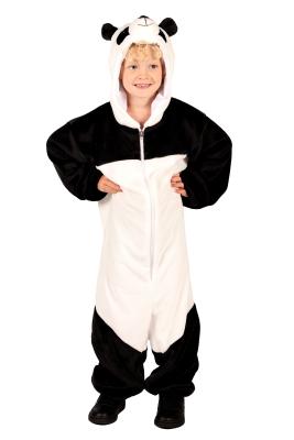 T4343/T4344/T4345-80 schwarz-weiß Panda Overall Baby Kinder Gr.80 Körpergröße ca.80 cm - 1