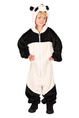 T4343/T4344/T4345-92 schwarz-weiß Panda Overall Baby Kinder Gr.92 Körpergröße ca.92 cm - 3