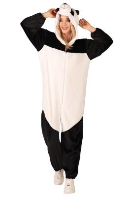 T4343/T4344/T4345 schwarz-weiß Panda Overall Jugendliche Damen Herren - 0