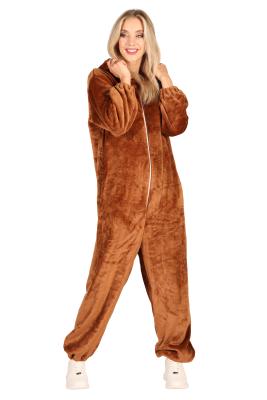 T4346/T4347/T4348-XL-XXL braun Bärenkostüm Jugendliche Damen Herren Gr.XL-XXL Körpergröße ca.180-200 cm - 1