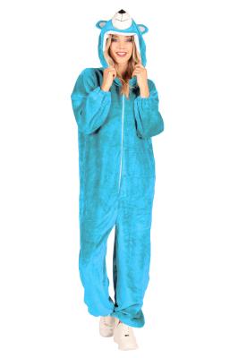 T4361/T4362/T4363-4700 neon-blau Bärenkostüm Candy Damen Herren - 0