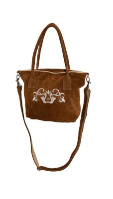O41167 braun Ledertasche Heidi groß