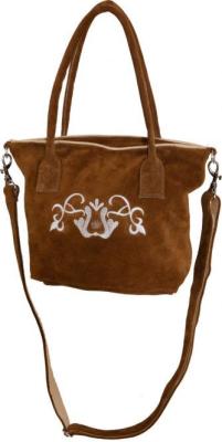 O41167 braun Ledertasche Heidi groß - 1