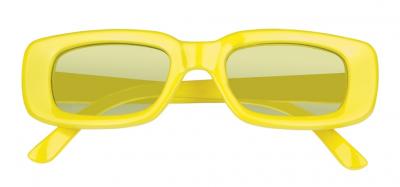 B025531-1 gelb Damen Herren Neon Party Discobrille