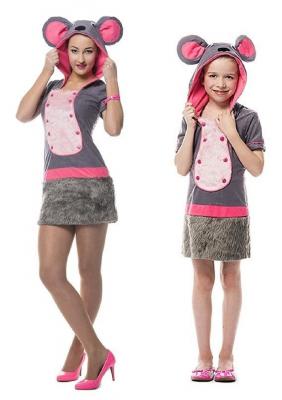 L3100440-104 Kinder Mädchen Maus Kostüm-Kleid Gr.104 - 2