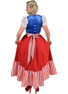 M210136-M Damen Holländerin Kleid lang Holandkostüm Gr.M - 2