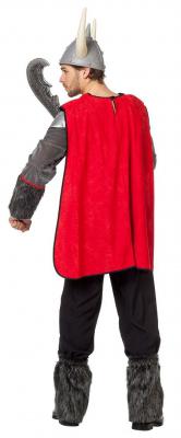 L3301470-60 schwarz rot Herren Barbaren Kostüm Wikinger Gr.60 - 2