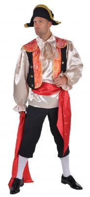 M212203-A Herren Spanier Kostüm Torrerokostüm Stierkämpferkostüm