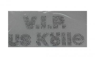 Ma193133 silber Bügelbild V.I.P.us Kölle