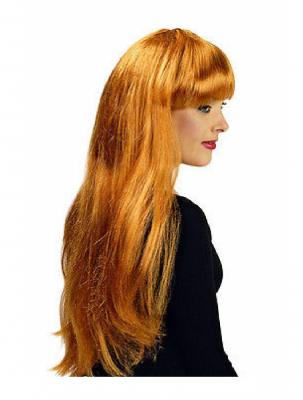 K11274843 irisch-rot Damen Langhaar Hippie Perücke