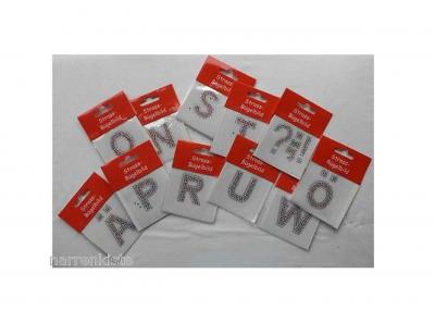 Ma226695 silber-rot Buchstabe L Strassbild